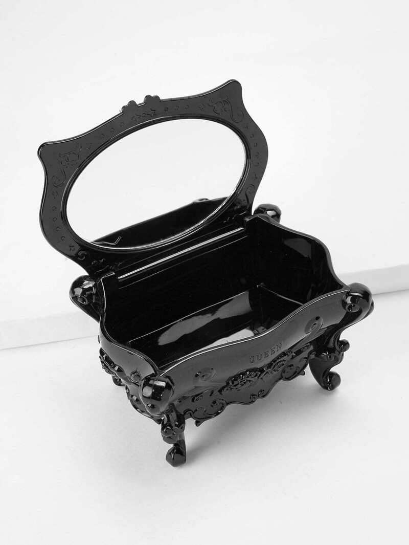 

Retro Makeup Tools Holder, Black