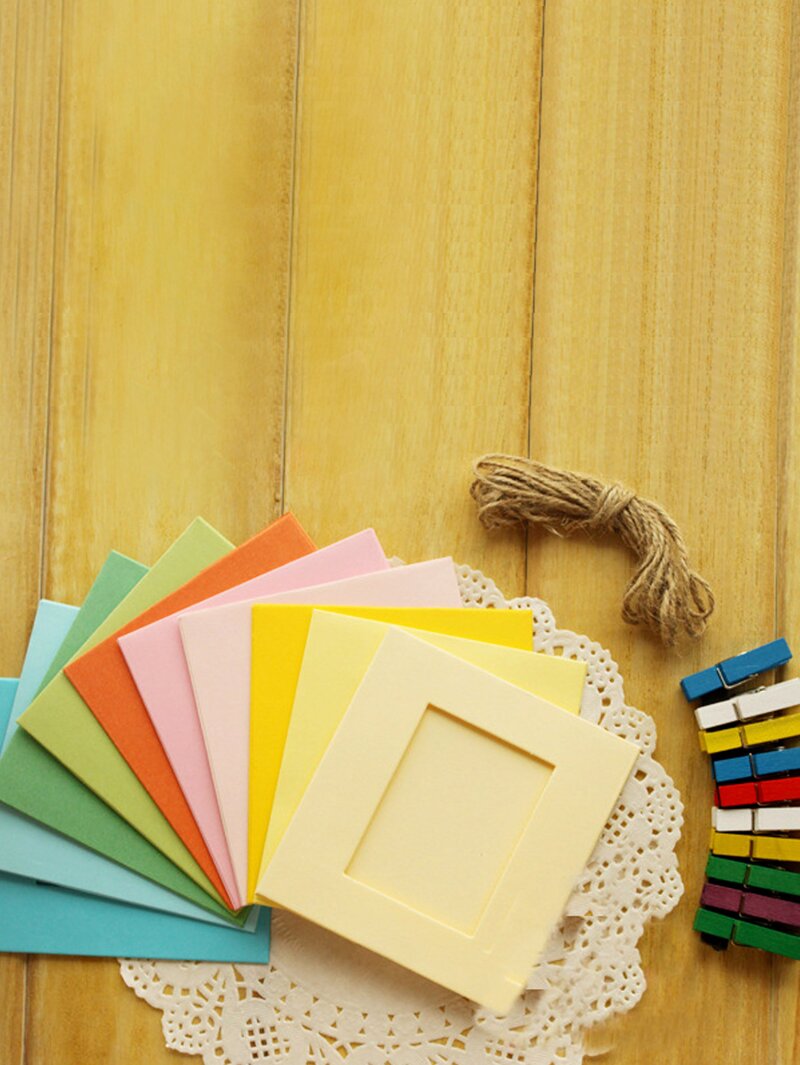 

Photo Frame 10pcs & Clip 10pcs & Rope 1pc