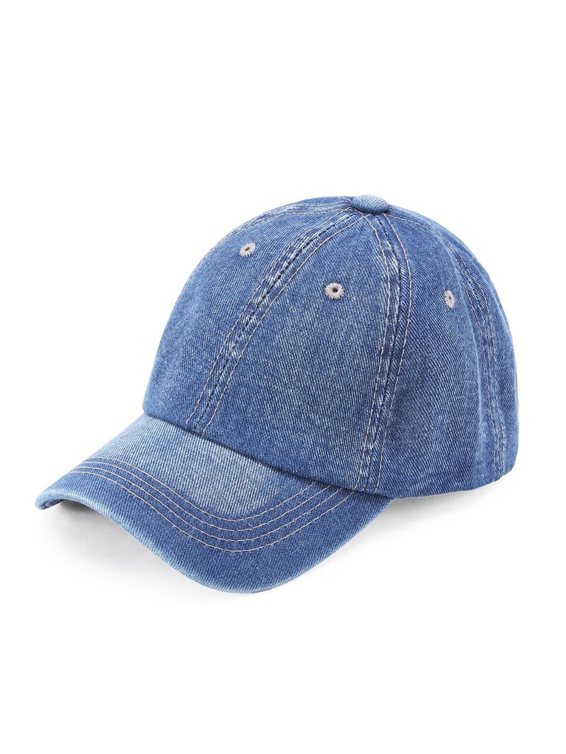 

Denim Baseball Cap, Blue