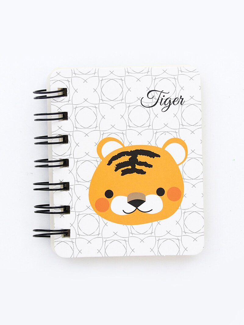 

Tiger Cover Spiral Notebook 80sheets
