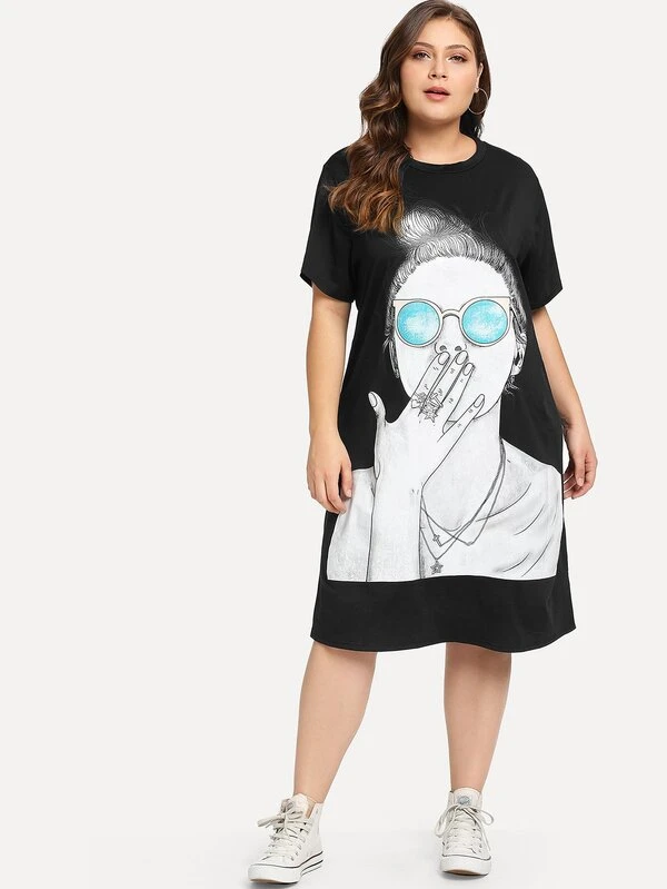 camiseta tipo vestido