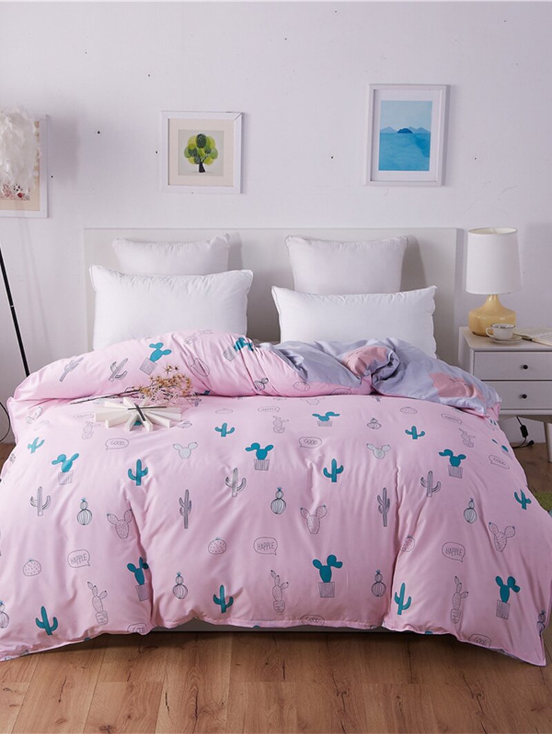 

Plant Print Duvet Cover, Multicolor