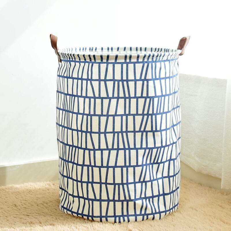 

Striped Overlay Bucket Organizer, Multicolor