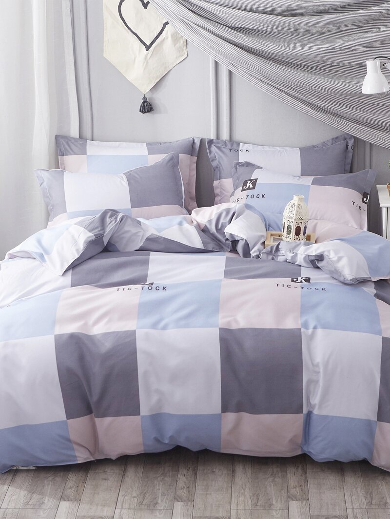

Plaid Print Sheet Set, Multicolor
