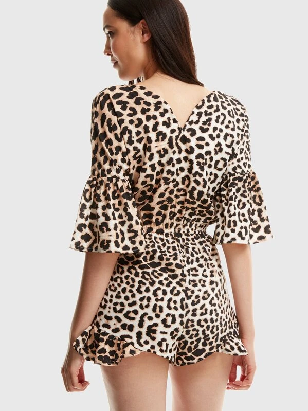 leopard print playsuit australia
