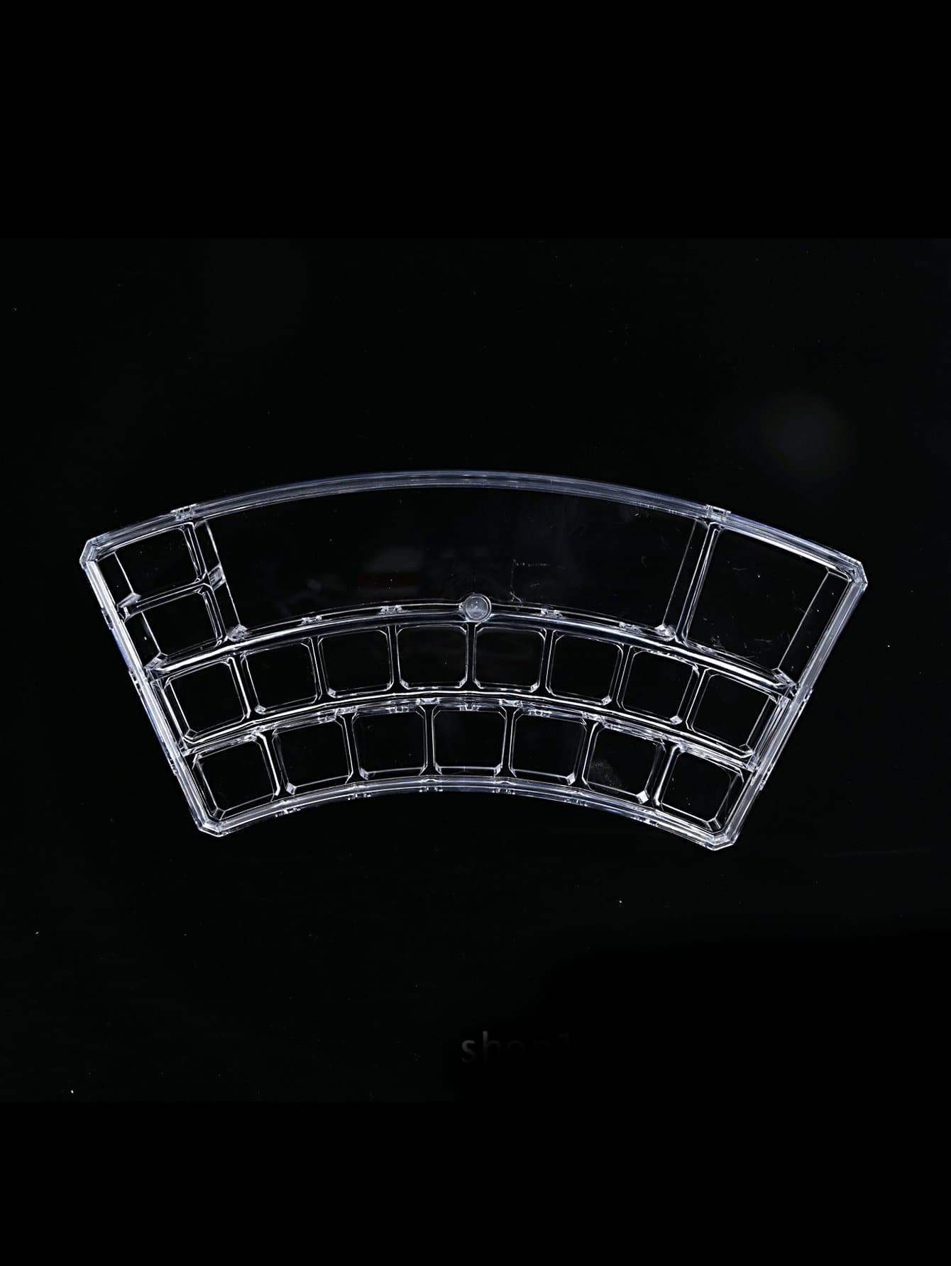 Multi Compartment Clear Makeup Holder Multi Compartment Clear Makeup Holder