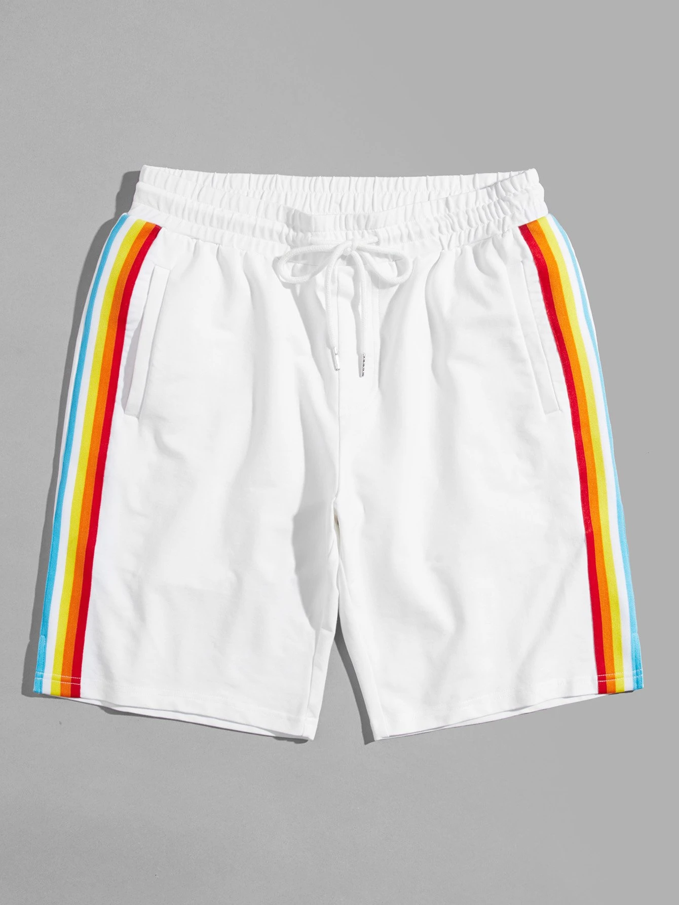 rainbow striped pants mens