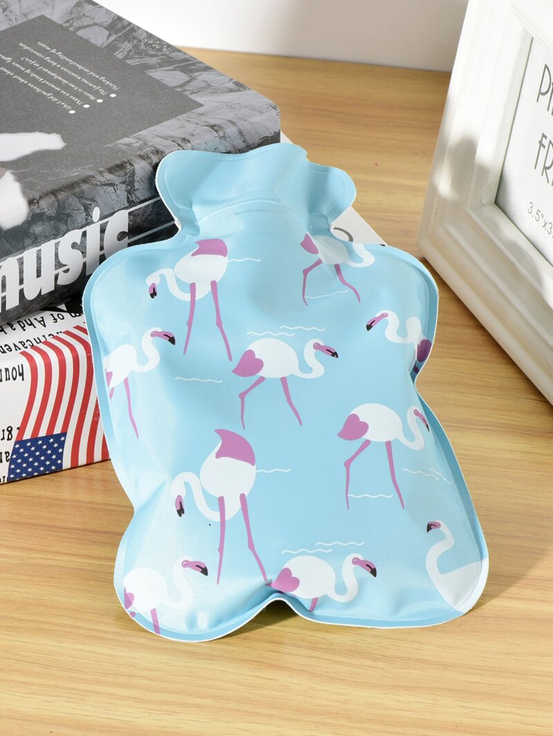 

Flamingo Print Hot-water Bag