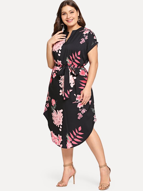 Tie Hem Dress