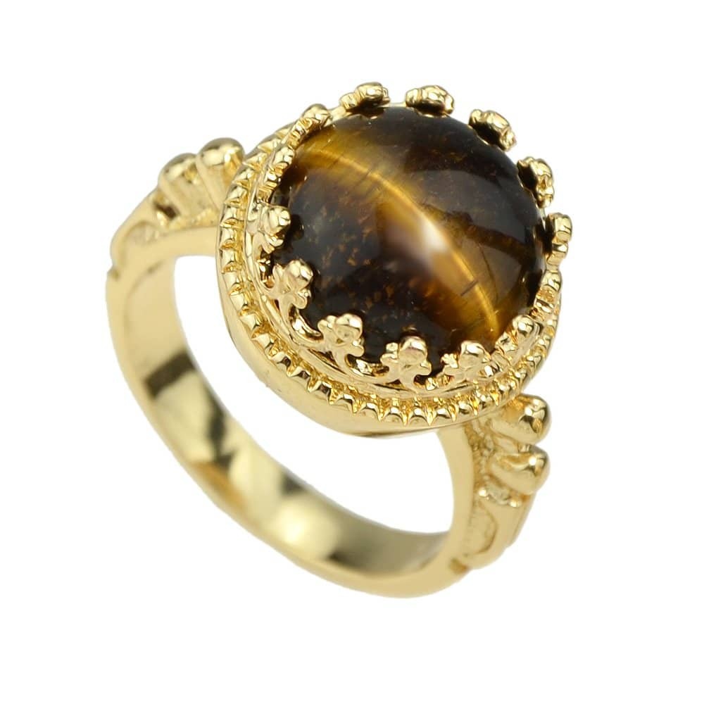 

Coffee Colorful Resin Round Ball Finger Ring, Multicolor