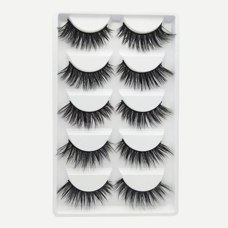 

Natural Thick False Eyelashes, Black