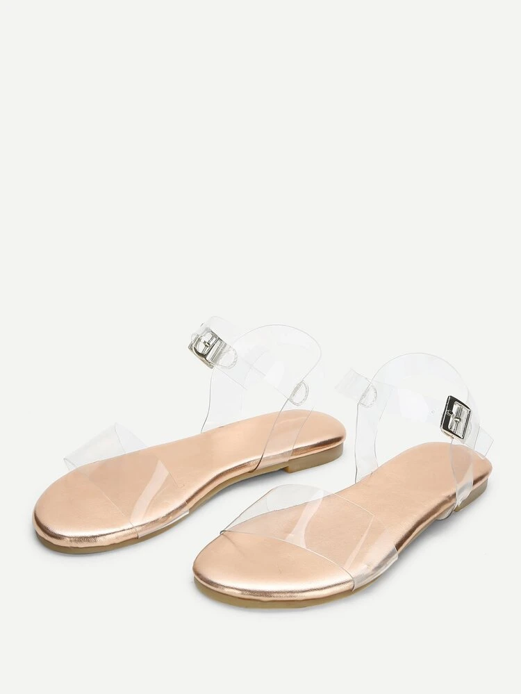 shein clear sandals