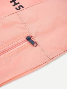 SHEIN標誌手提包 - 珊瑚粉 - 查看 2