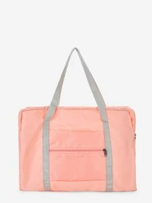 SHEIN標誌手提包 - 珊瑚粉 - 查看 3