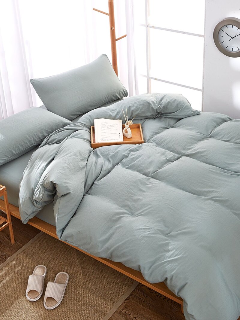 

Solid Print Sheet Set, Green