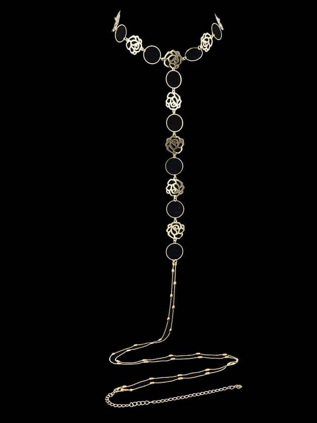 

Beach Style Sexy Gold Silver Color Belly Chain Body Jewelry