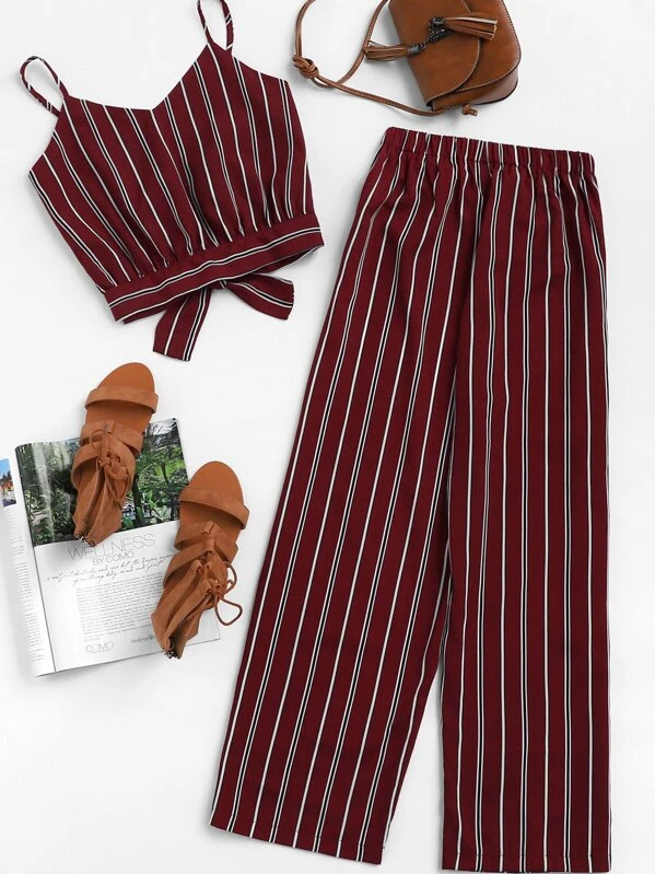 shein striped pants
