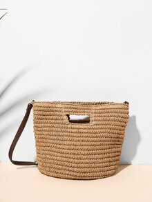 Straw Shoulder Bag