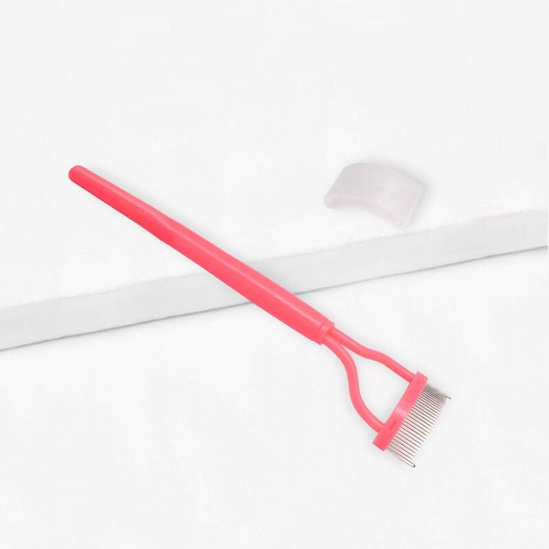 

Eyelash Comb With Lid, Pink