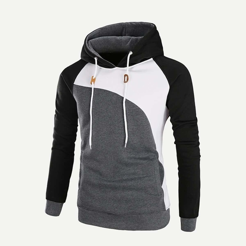 

Guys Cut And Sew Panel Hooded Sweatshirt, Multicolor