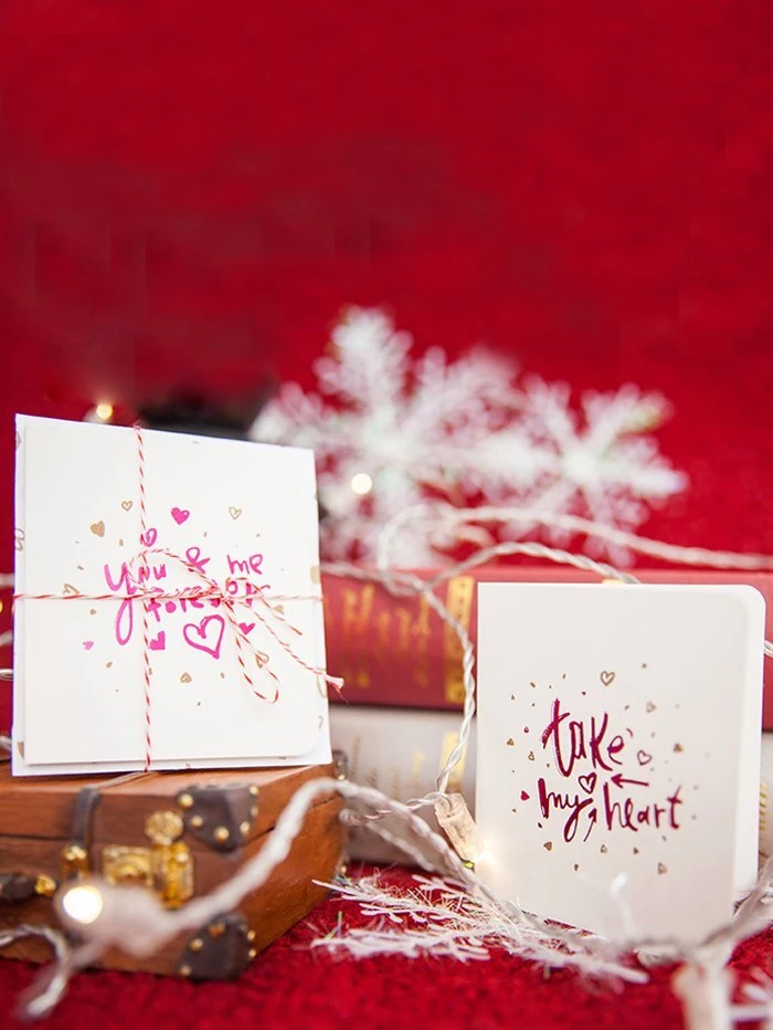 random slogan print message card 1pc evenlope 1pcfor women romwe
