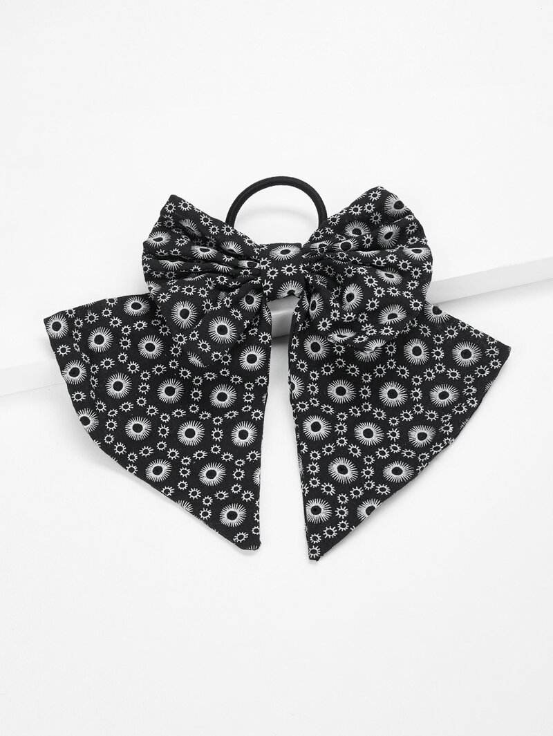 

Bow Design Hair Tie, Black