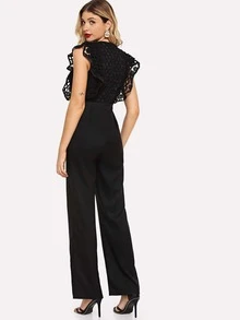 black lace jumpsuit australia