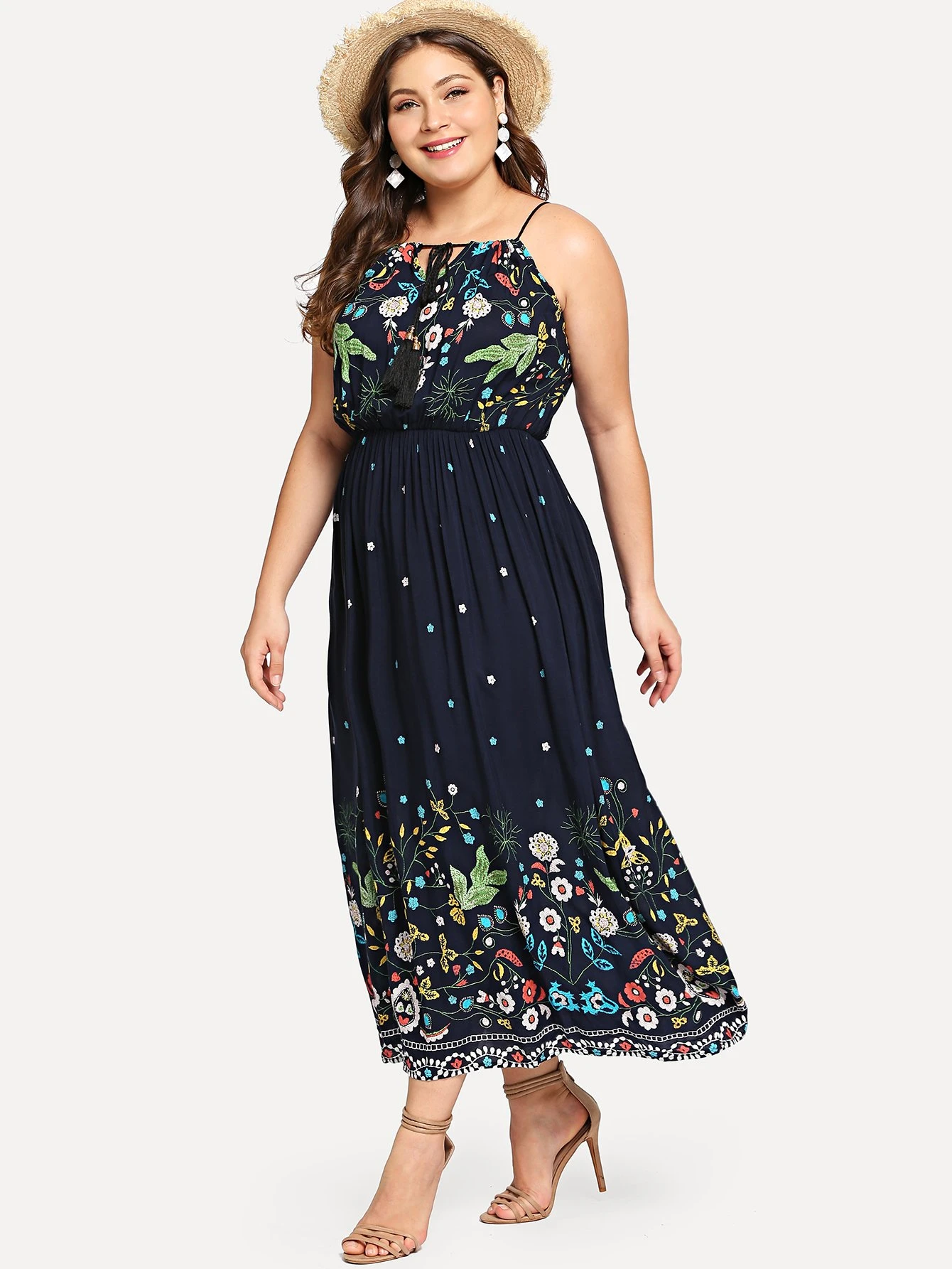 robe fleurie taille 46