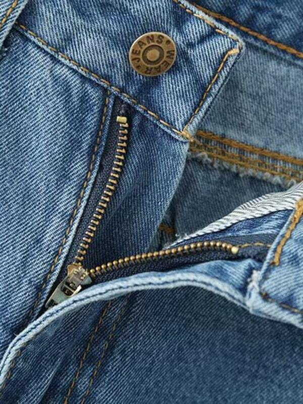 solid wide leg jeans