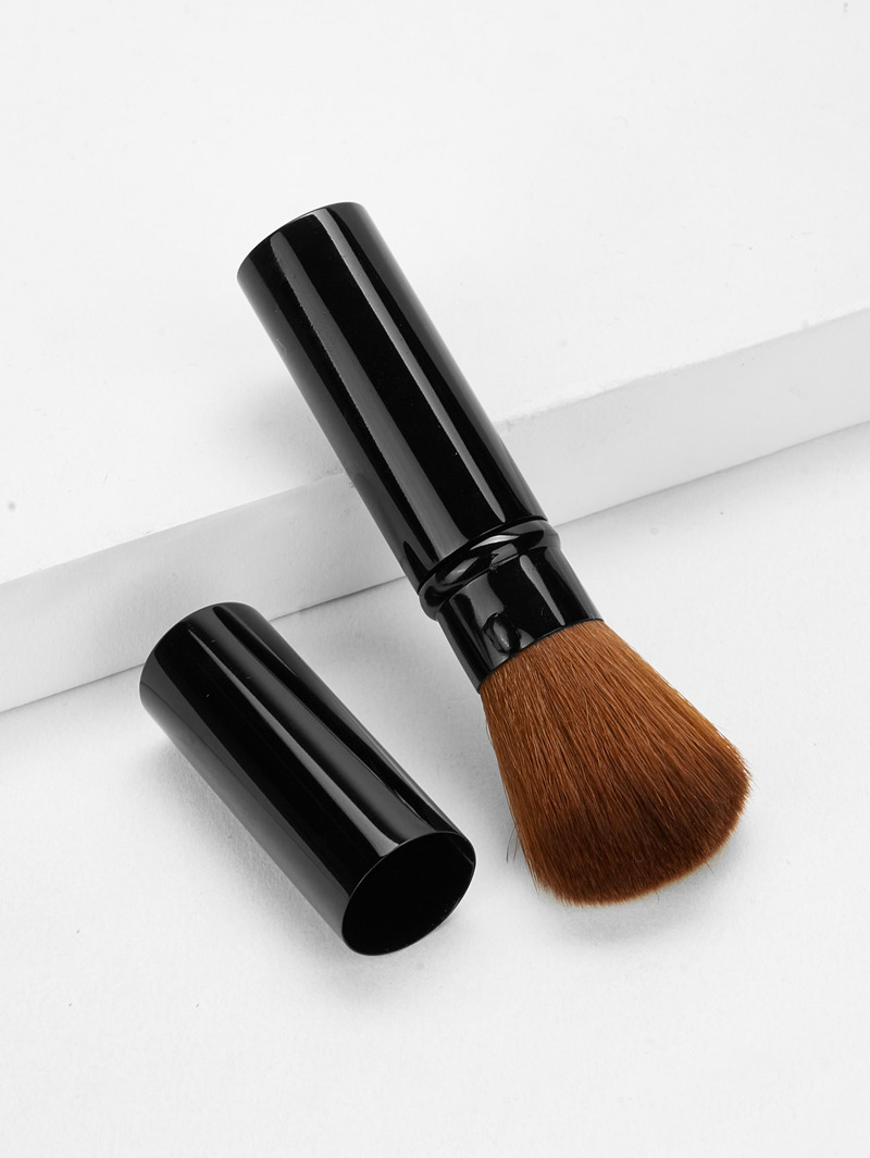 

Gold Handle Makeup Brush 1Pc With Cover