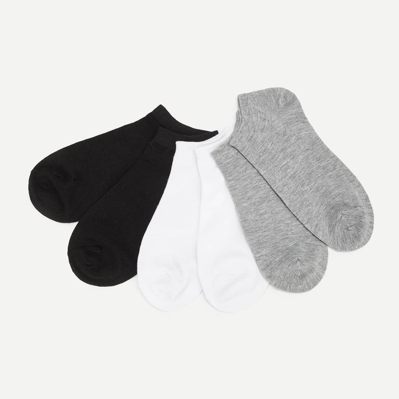 

Plain Invisible Socks 6pairs, Multicolor