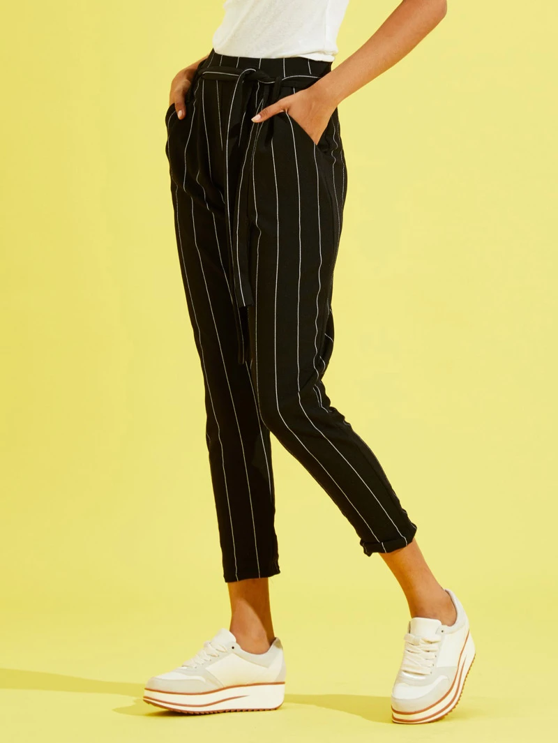 Vertical stripe Peg Leg Pants Vertical stripe Peg Leg Pants