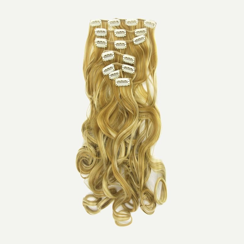 

Clip In Soft Wave Hair Extension 1pc, Gold