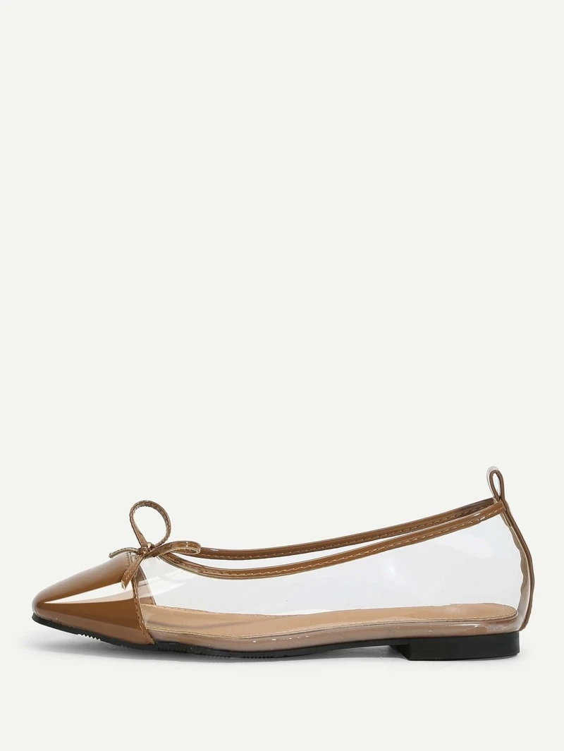 Klare PVC Ballerinas Klare PVC Ballerinas