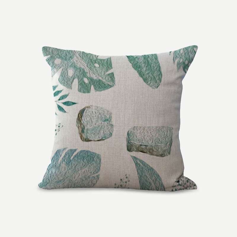 

Tropical Print Pillowcase, Multicolor