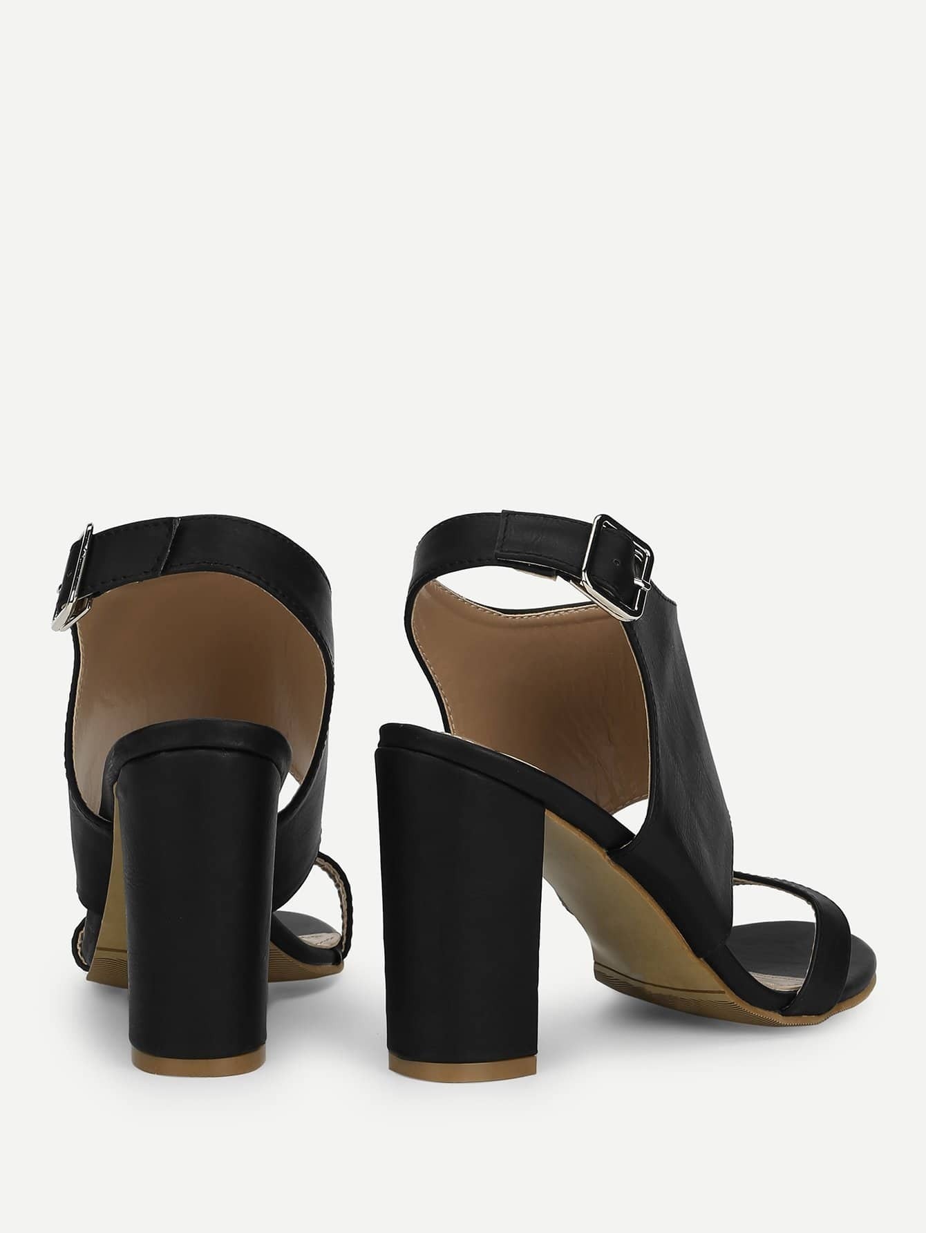 slingback block heeled pumps