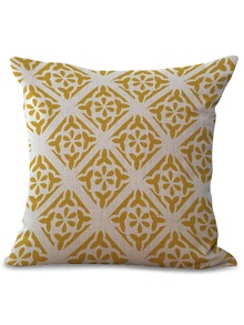 Geometric Print Pillowcase Cover 1pc