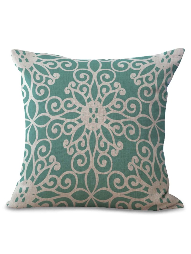 

Geometric Print Pillowcase Cover 1pc, Multicolor