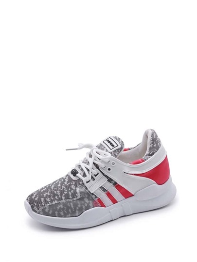 Lace Up Mesh Sneakers pictures