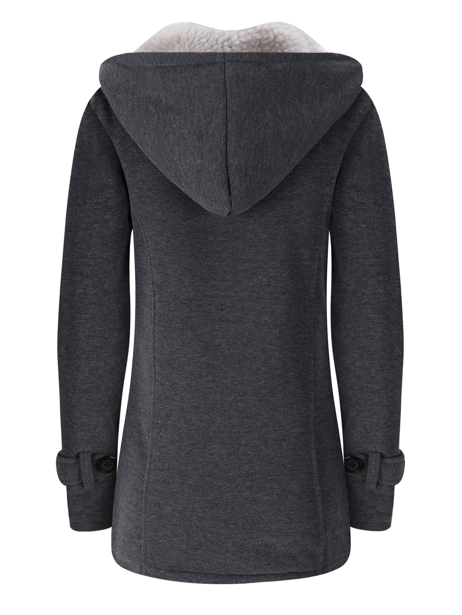 cheap horn buckle dual pocket coat for sale australia | shein