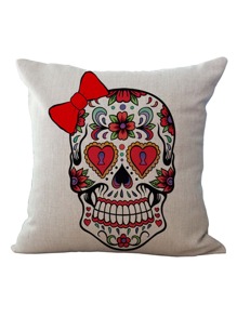 Skull Print Pillowcase 1pc