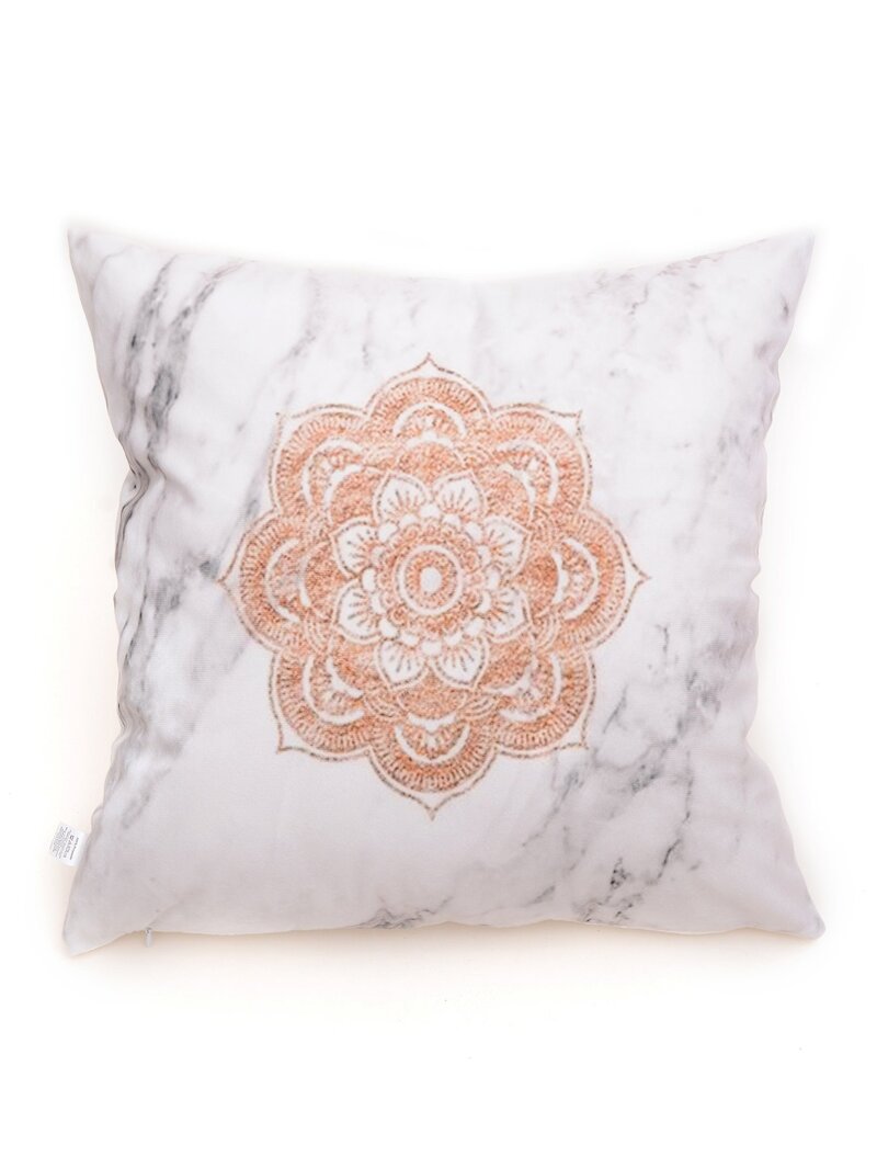 

Lotus Flower Print Pillowcase, Multicolor