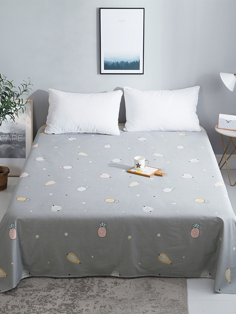 

Fruit Print Flat Sheet 1PC, Multicolor