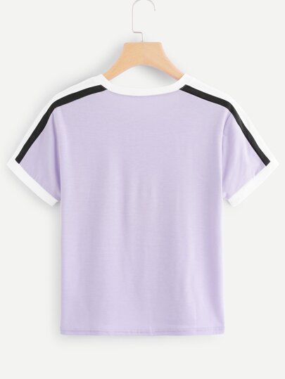 Round Neck Ringer Tee