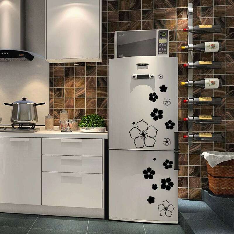 

Flower Refrigerator Sticker