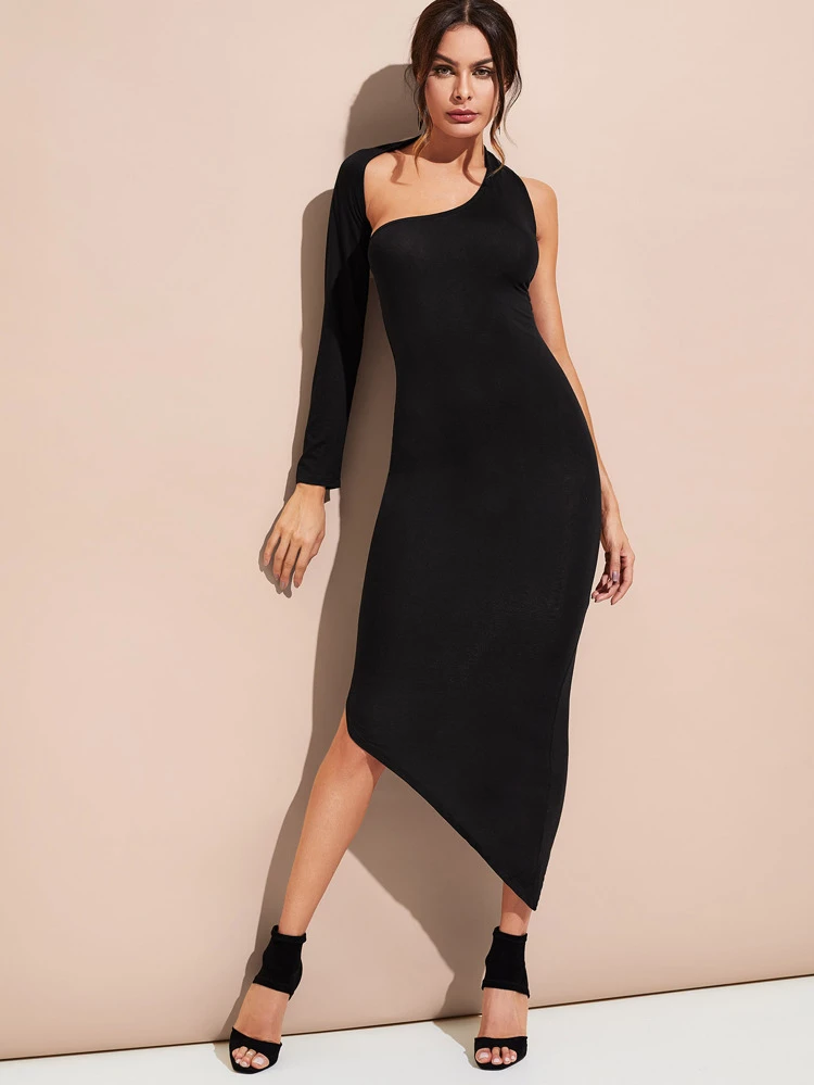 wrap around bodycon dress