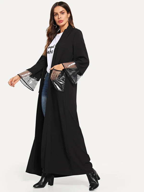 open abaya shein