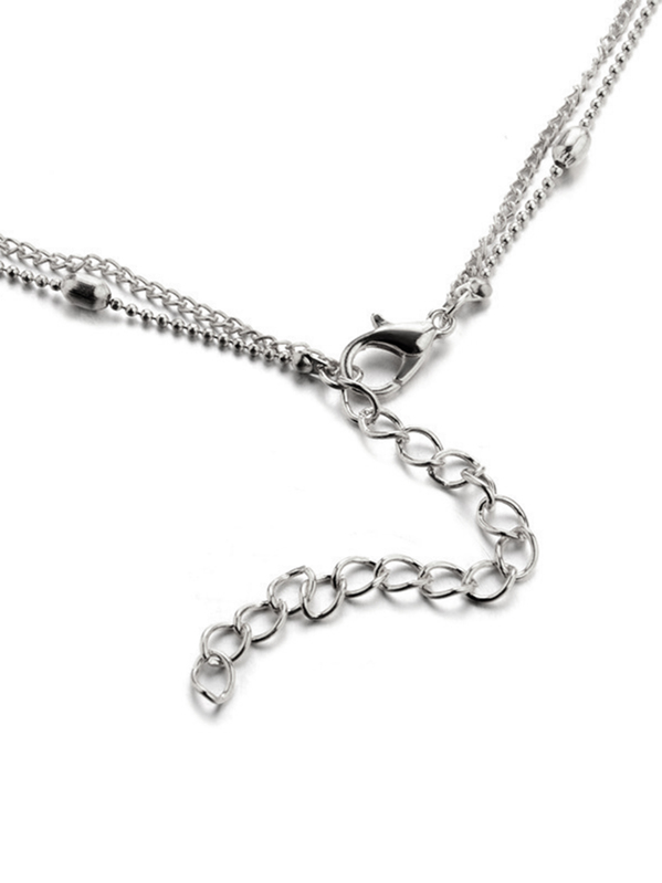 Heart Detail Layered Chain Necklace SHEIN USA