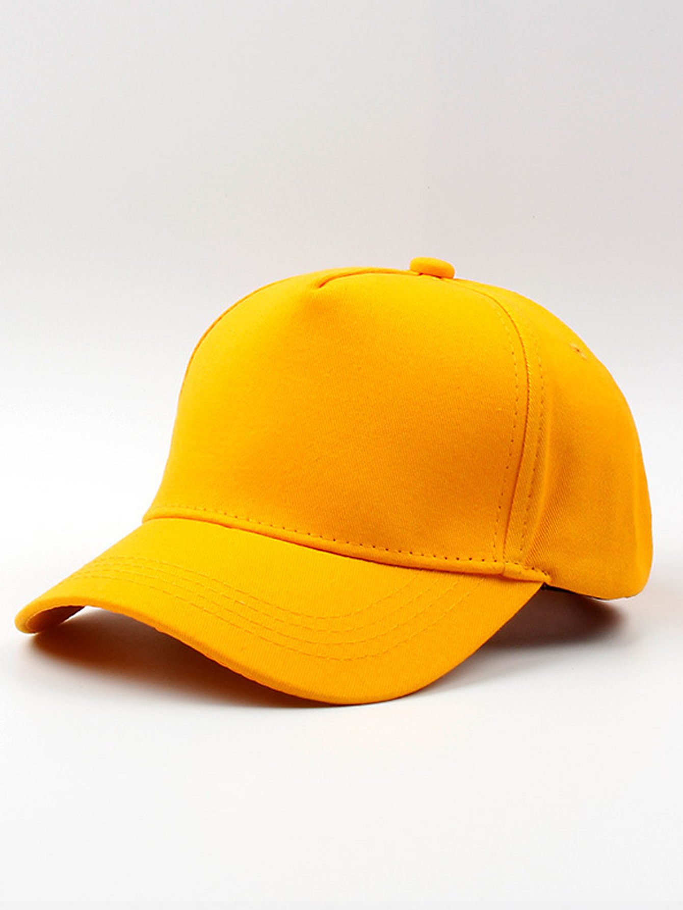 plain yellow cap