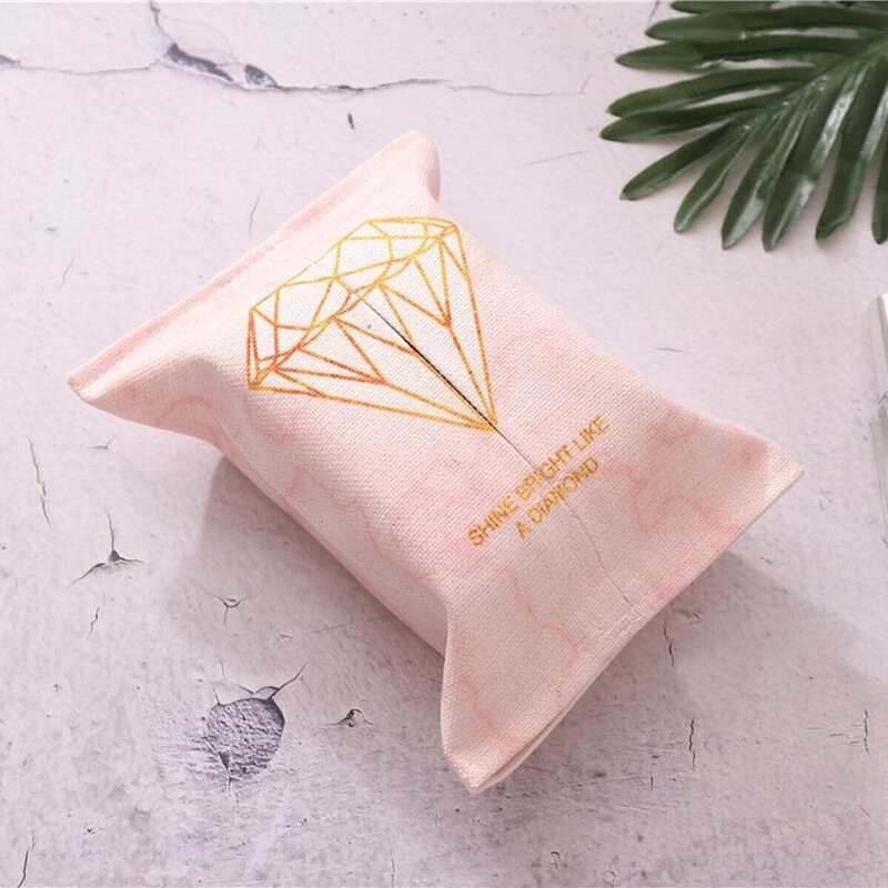 

Diamond Print Tissue Cover, Pink